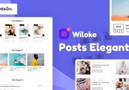 Wiloke Post Elegant for Elementor Nulled