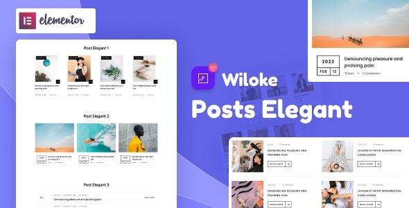 Wiloke Post Elegant for Elementor Nulled