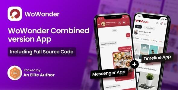 WoWonder Mobile The Ultimate Combined Messenger & Timeline Mobile Application Nulled Free Download