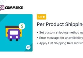 WooCommerce Per Product Shipping Nulled Free Download