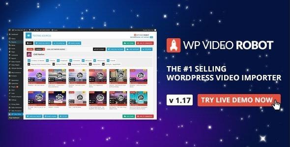 WordPress Video Robot The Ultimate Video Importer Nulled Free Download