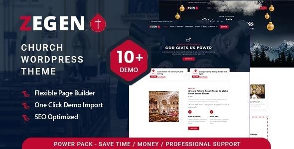 Zegen – Church WordPress Theme Nulled
