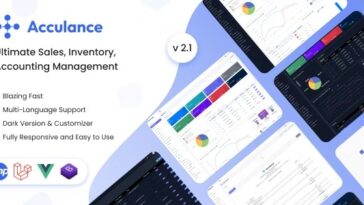 free download Acculance - Ultimate Sales, Inventory, Accounting Management System nulled