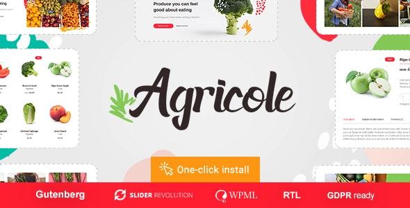 free download Agricole - Organic Food & Agriculture WordPress Theme nulled