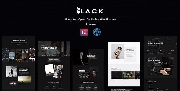 free download Blackdsn - Creative Ajax Portfolio WordPress Theme nulled