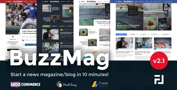 free download BuzzMag - Viral News WordPress Magazine Blog Theme nulled