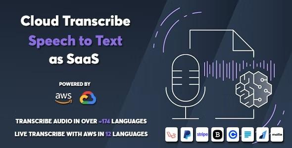 free download Cloud Transcribe - Speech to Text as SaaS nulled