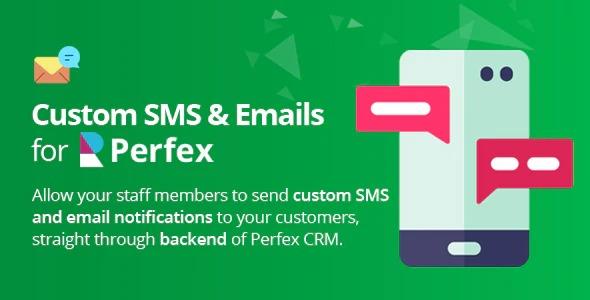 free download Custom SMS & Email Notifications module for Perfex CRM nulled