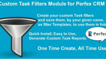 free download Custom Task Filters Module for Perfex CRM nulled