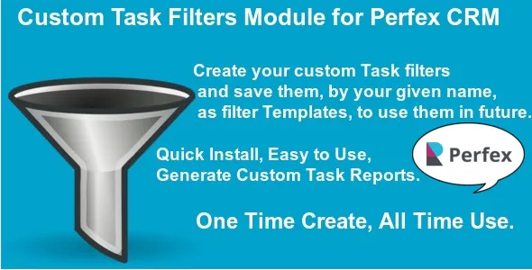 free download Custom Task Filters Module for Perfex CRM nulled