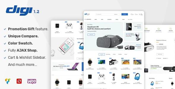 free download Digi - Electronics Store WooCommerce Theme nulled