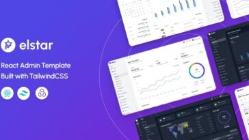 free download Elstar - React Tailwind Admin Template nulled