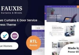 free download Fauxis - Windows Curtains WordPress Theme + RTL nulled