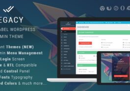 free download Legacy - White label WordPress Admin Theme nulled