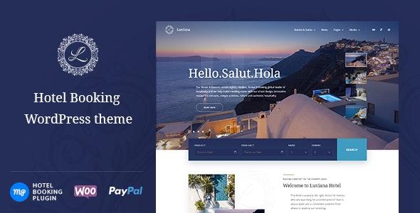free download Luviana Hotel Booking WordPress Theme nulled