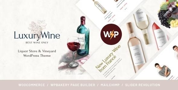 free download Luxury Wine Liquor Store & Vineyard WordPress Theme + Shop nulled