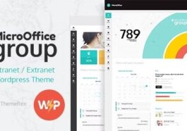 free download Micro Office Extranet & Intranet WordPress Theme nulled