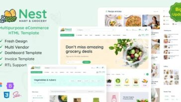 free download Nest - Multipurpose eCommerce Shopify Theme nulled
