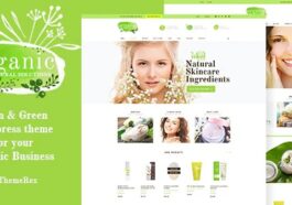 free download Organic Beauty Store & Natural Cosmetics WordPress Theme nulled