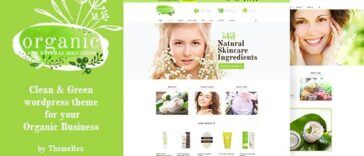 free download Organic Beauty Store & Natural Cosmetics WordPress Theme nulled
