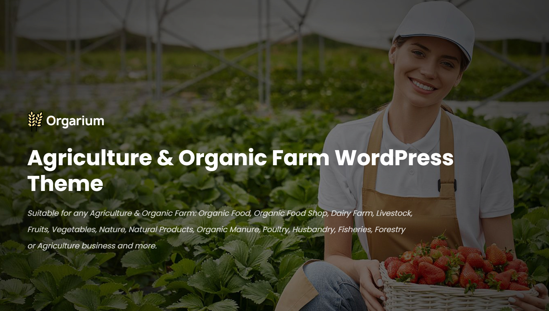 free download Orgarium - Agriculture & Organic Farm WordPress Theme nulled