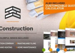 free download ReConstruction - Contractor & Building Theme nulled