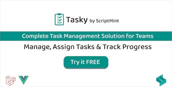 free download Tasky Complete Task Management Solution nulled
