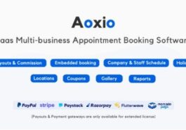 Aoxio script for booking multi-business SaaS services Nulled Free Download