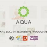 Aqua Spa and Beauty Responsive WooCommerce WordPress Theme Nulled