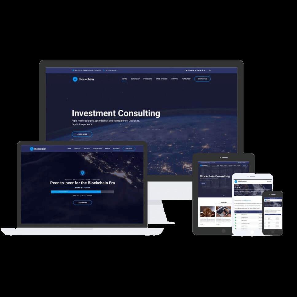 CSS Igniter Blockchain WordPress Theme Nulled