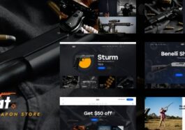 Gat – Gun & Weapon Store WordPress Theme Nulled