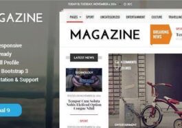 Gazeta News & Magazine Drupal 9 Theme Nulled