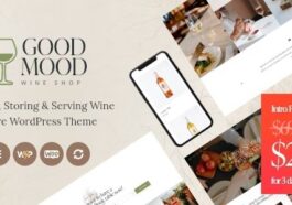 Good Mood Wine Shop WordPress Theme Nulled