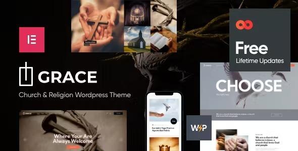 Grace Nulled Church, Religion & Charity WordPress Theme Free Download