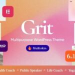 Grit Coaching & Online Courses Multiskin WordPress Theme Nulled