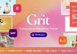 Grit Coaching & Online Courses Multiskin WordPress Theme Nulled