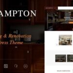 Hampton Home Design and House Renovation WordPress Theme Nulled Free Download