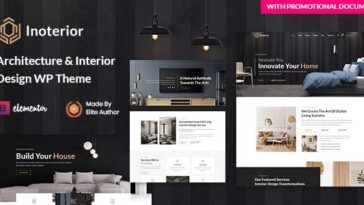 Inoterior – Architecture & Interior Designer WordPress Theme Nulled