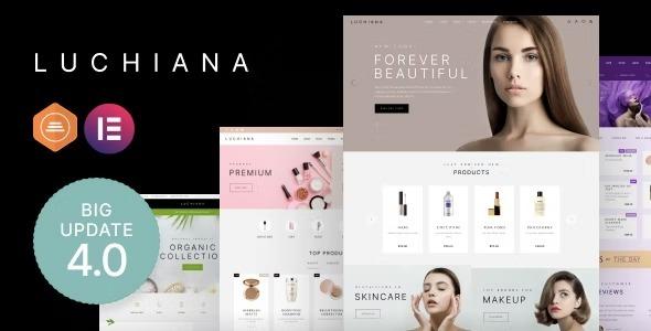 Luchiana – Cosmetics Store & Beauty Shop WooCoomerce Theme Nulled