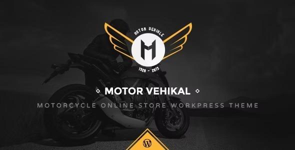 Motor Vehikal – Motorcycle Online Store WordPress Theme Nulled