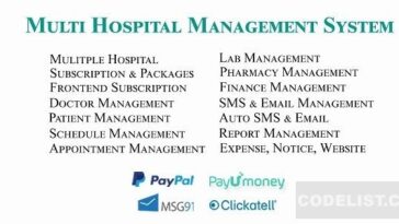 Multi Hospital – Hospital Management System (Saas App) Nulled