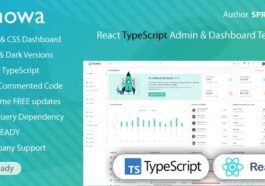 Nowa – React TypeScript Admin Template Nulled