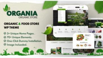 Organia Nulled Organic Food Store WordPress Theme Free Download