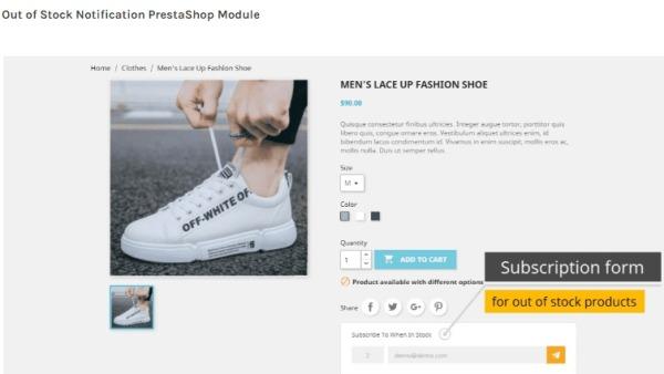 Out of Stock Subscription Prestashop Nulled Free Download