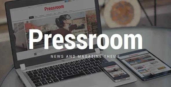 Pressroom News and Magazine WordPress Theme Nulled Free Download