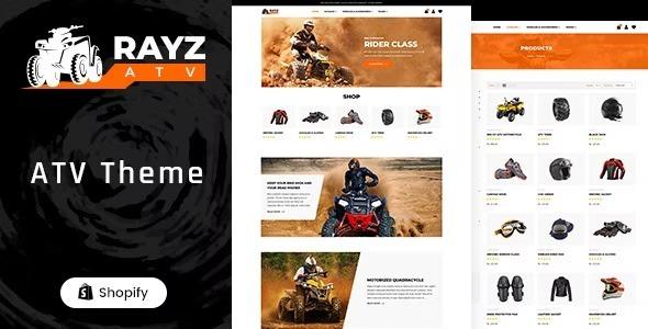Rayz Bike, Motor Sports Shopify Theme Nulled