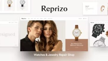 Reprizo Jewelry & Watch Shop WordPress Theme Nulled