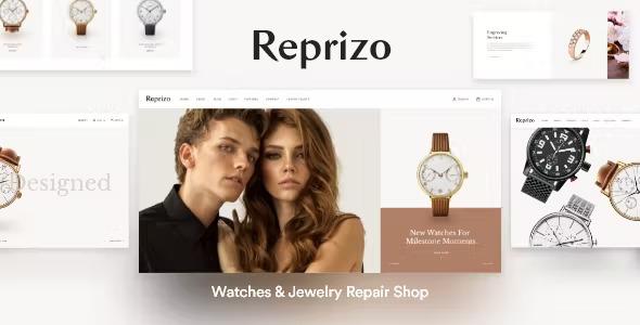 Reprizo Jewelry & Watch Shop WordPress Theme Nulled