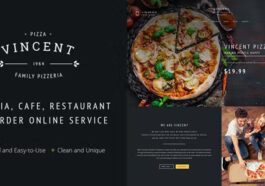 Restaurant Vincent WordPress Theme Nulled