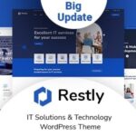 Restly IT Solutions & Technology WordPress Theme Nulled Free Download